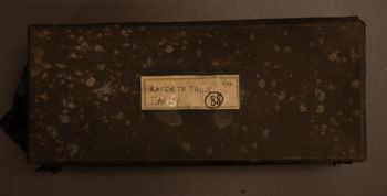 Media type: image;   Herpetology R-195538 documents cataloged_item R-195539 documents cataloged_item R-195540 documents cataloged_item R-195541 Description: Digital photo of Bellairs box to document exterior text;